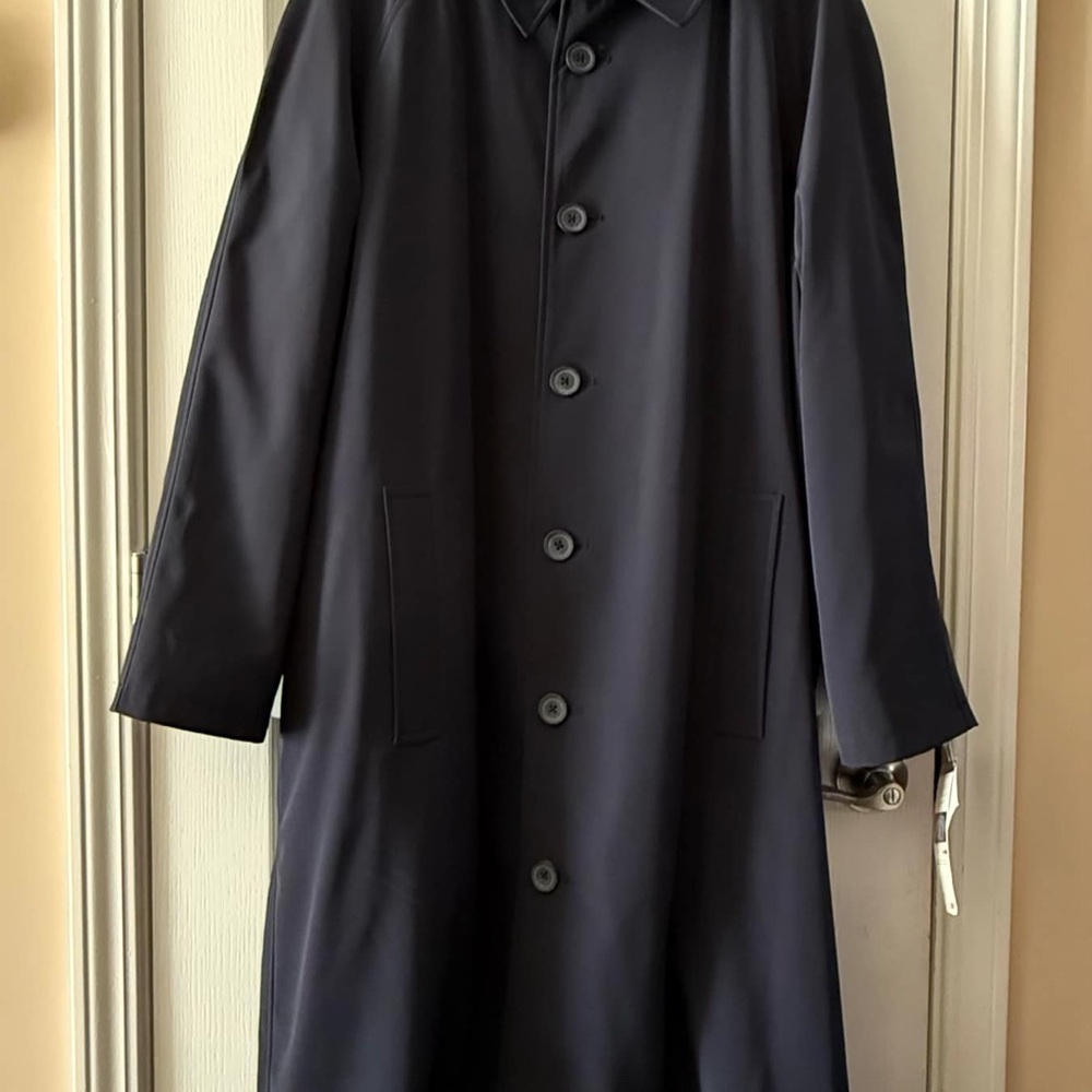 NWT US AIRWAYS Insulated 40R Stan Herman Long Winter Trench Jacket Twin Hill